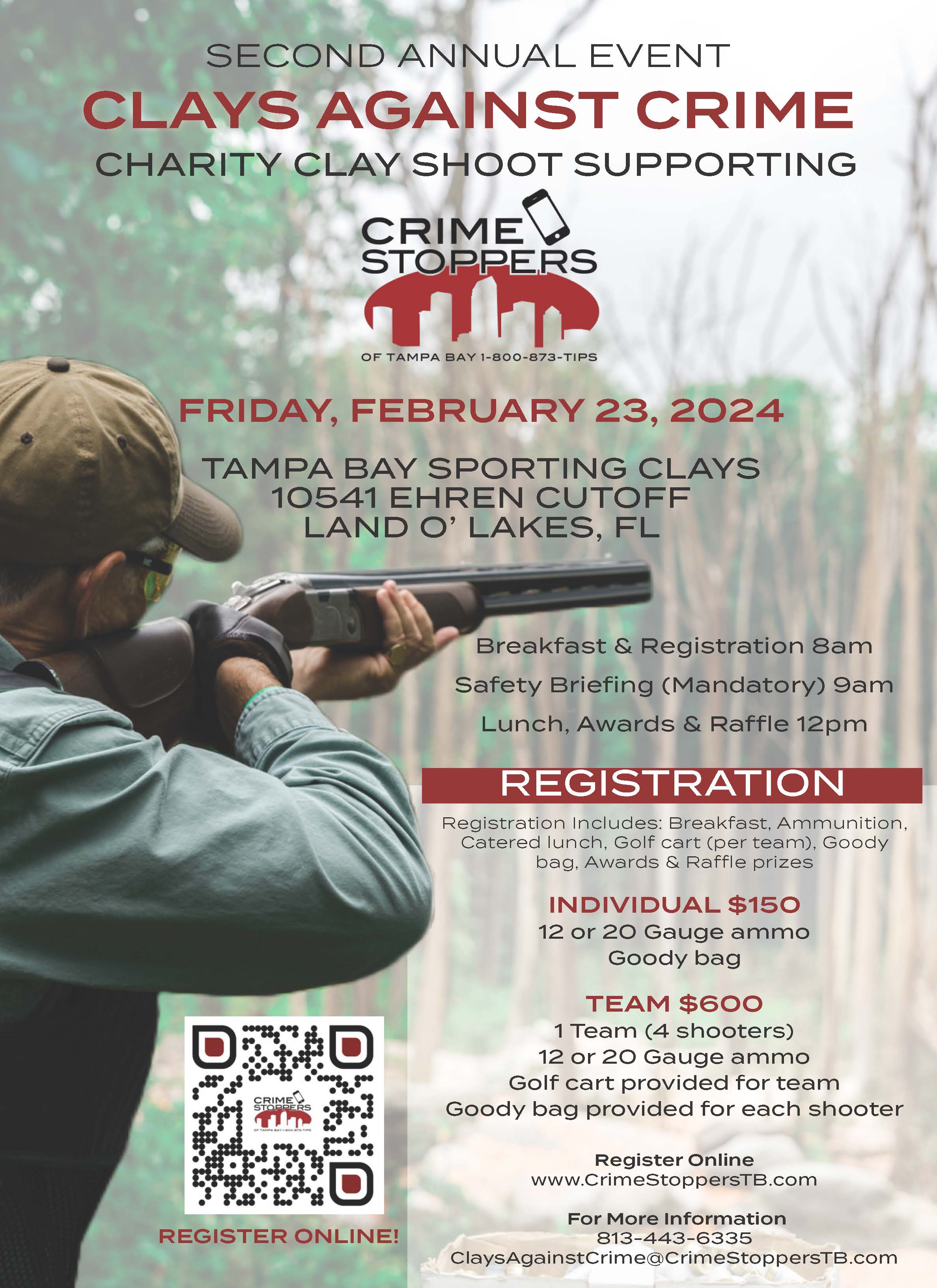 Clays Against Crime 2024 Crime Stoppers of Tampa Bay, Inc.