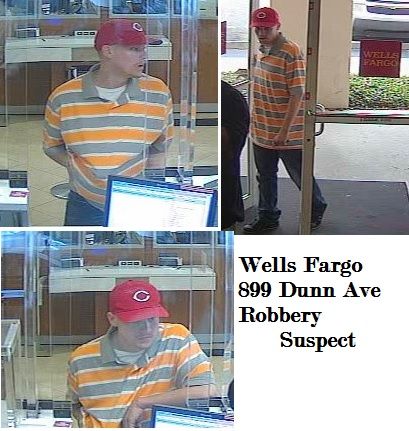 Click to Enlarge Wells Fargo Robbery Suspect