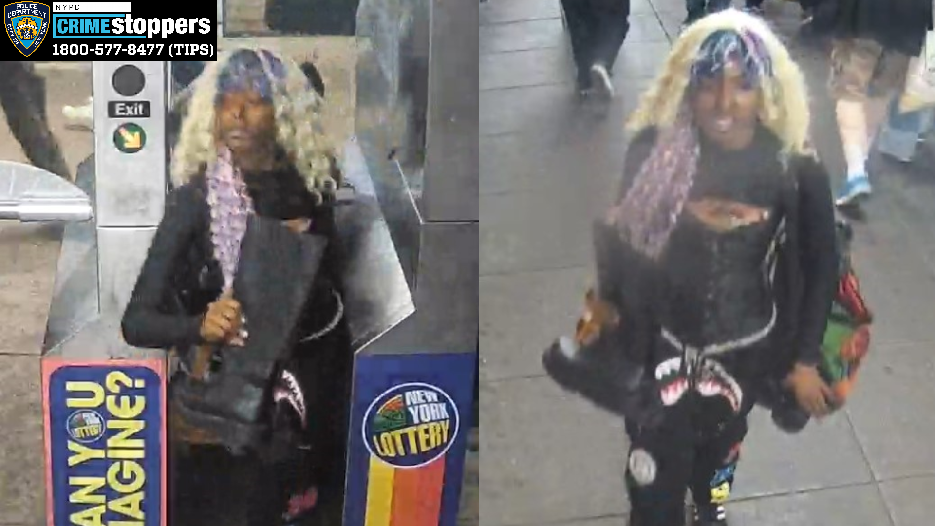 Wanted suspect photo