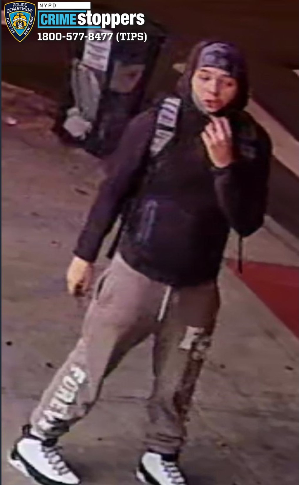 Wanted suspect photo