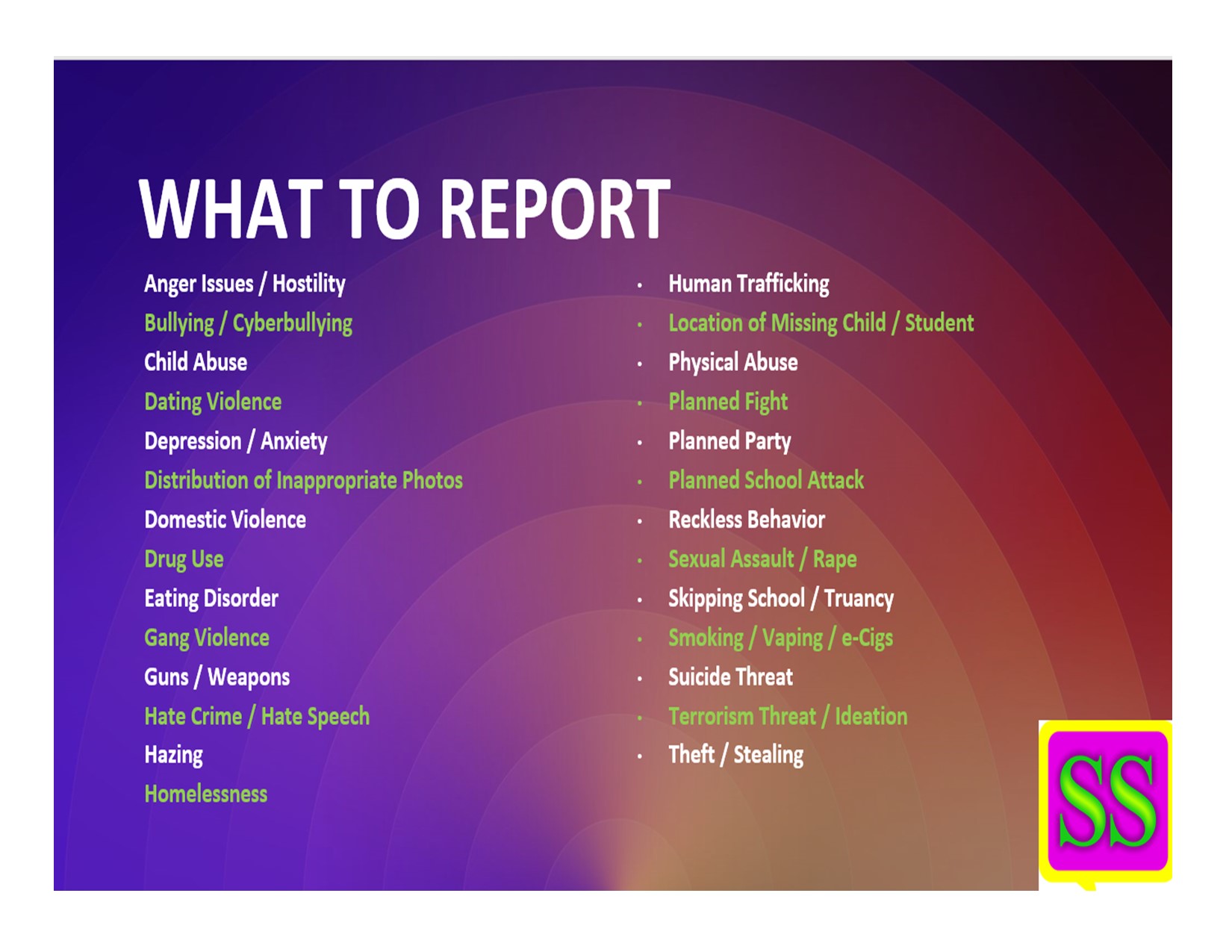 This app lets students anonymously report bullying and crime